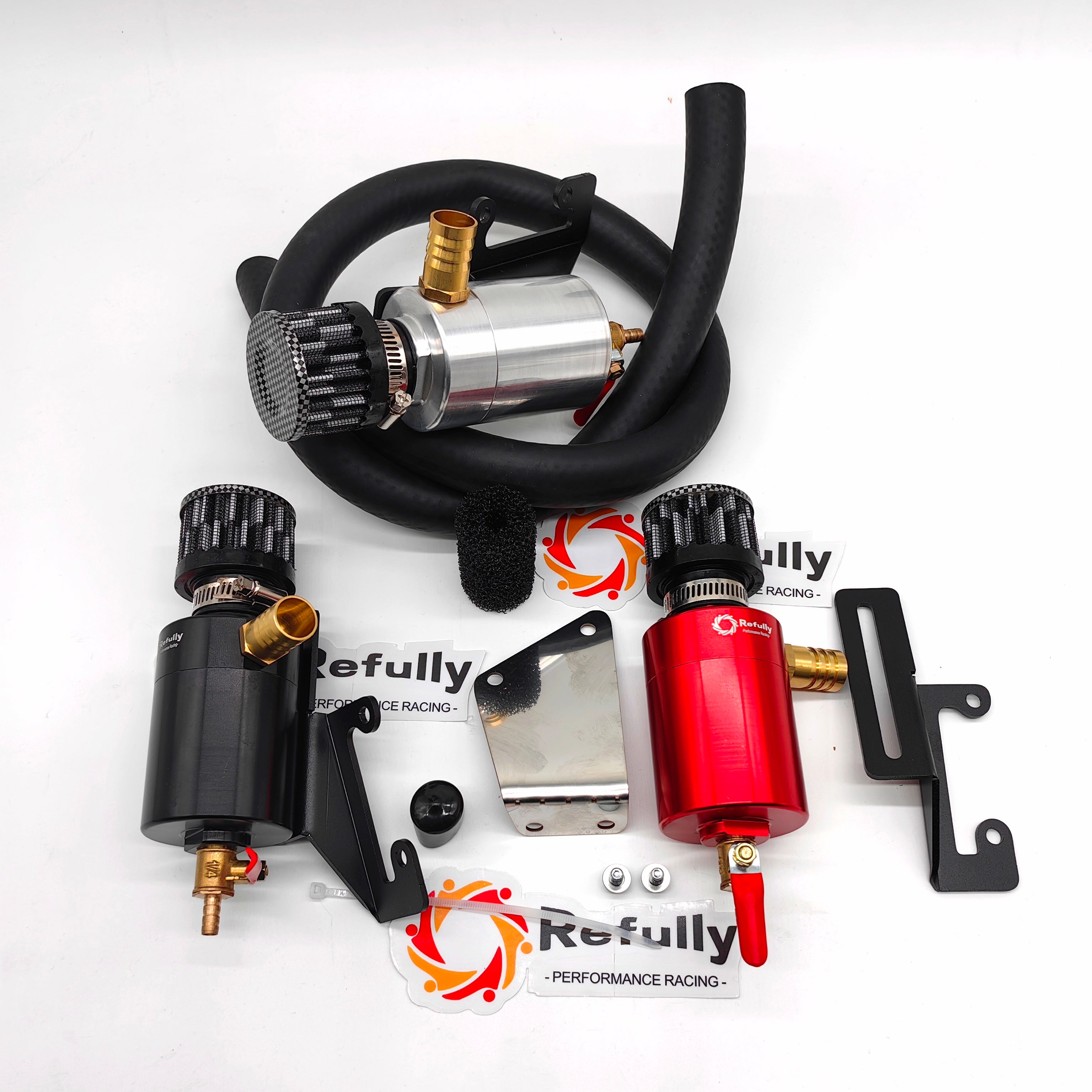 Seadoo 2005+ All 1503/1630CC RXP RXT GTX GTR GTI GTS Oil Catch Can / Engine  Breather Kit-Free shipping worldwide