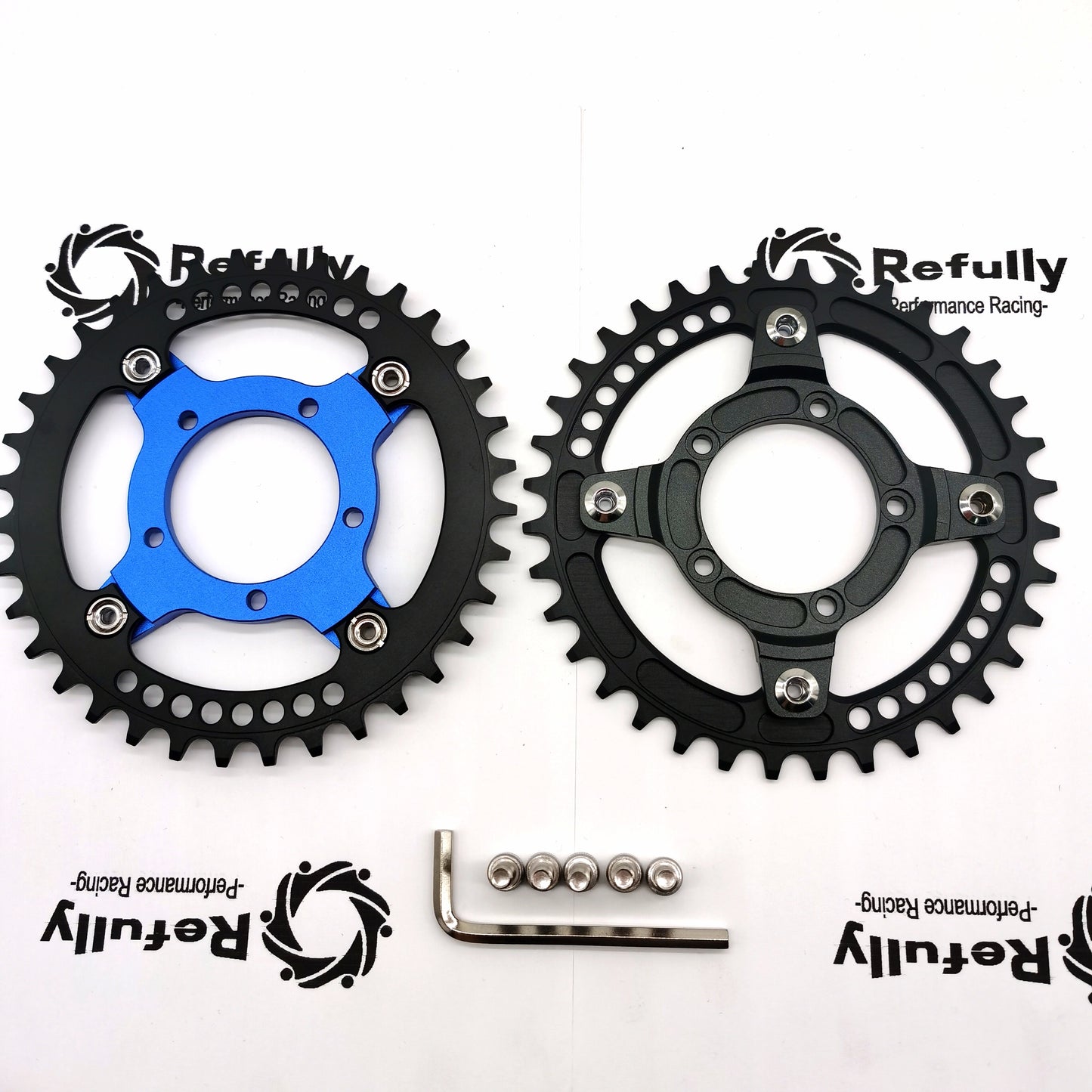 104BCD Adapter For Bafang BBS01/BBS02 And 36T Chainring "Narrow Wide" Anti-derailment