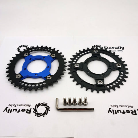 104BCD Adapter For Bafang BBS01/BBS02 And 36T Chainring "Narrow Wide" Anti-derailment