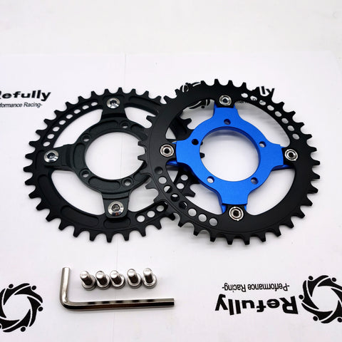 104BCD Adapter For Bafang BBS01/BBS02 And 36T Chainring "Narrow Wide" Anti-derailment