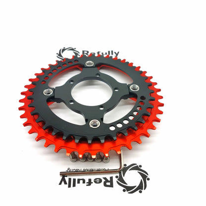 Chainring 36T - 42T Kit For Bafang BBS01 BBS02