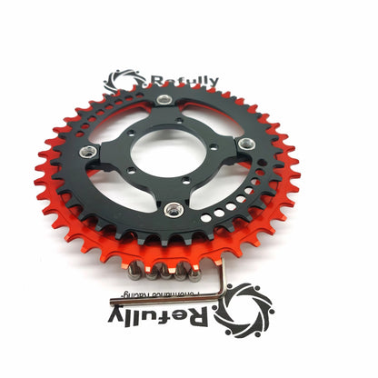 Chainring 36T - 42T Kit For Bafang BBS01 BBS02